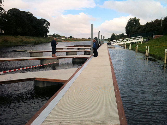 Floating pontoon marine engineering project Andrew Pendleton East Midlands UK